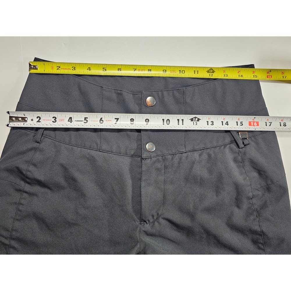 NILS Palisades Black sz 8 Slim fit, high waisted stretch insulated ski/snowboard